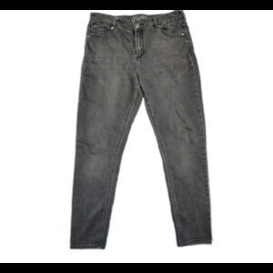 Buffalo Women's Black Jeans Mid Rise Slim Boyfriend MIMI Size 34?